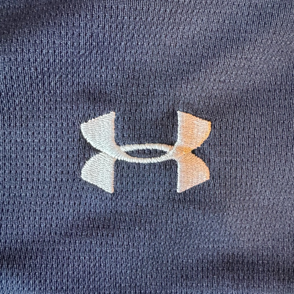 Notre Dame Polo Men’s Large Under Armour Navy Embroidered Logos ND Irish - Picture 4 of 9